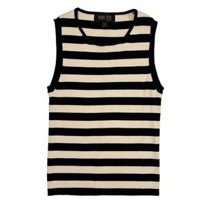 Truth by Republic Truth Monochrome Striped Knit Tank